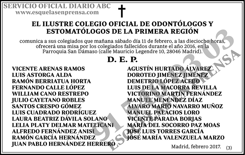 Colegio Oficial de Odontólogos y Estomatólogos de la Primera Región